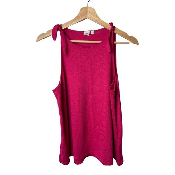 Gap Pink Sleeveless Knit Flowy Shirt Top Women's Size M - Picture 1 of 4
